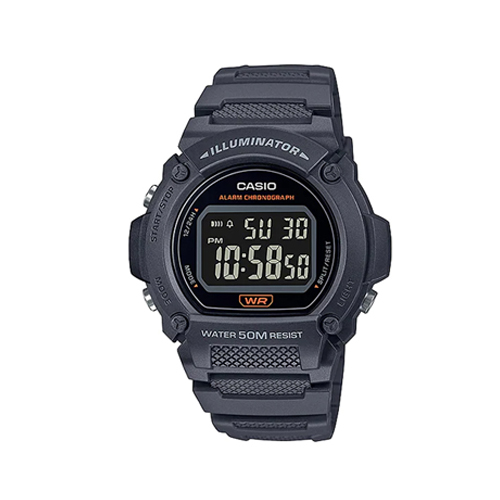 Casio Graphite Digital Watch W219H-8BVEF