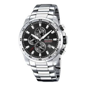 Festina Black Stainless Steel Chronograph F20463/4
