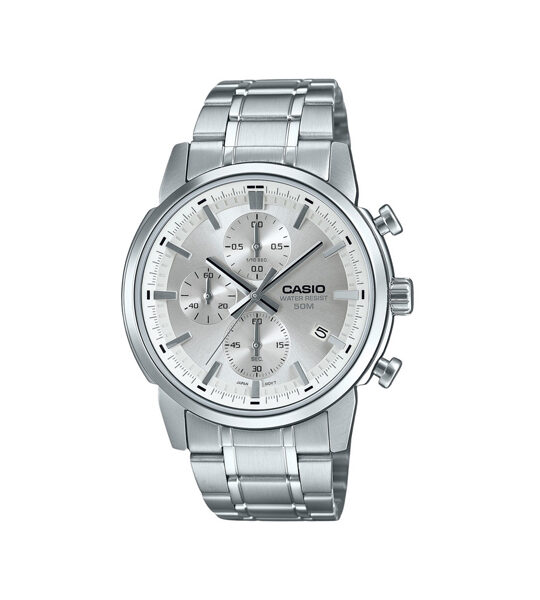 Casio Chronograph Stainless Steel Silver MTP-E510D-7AV