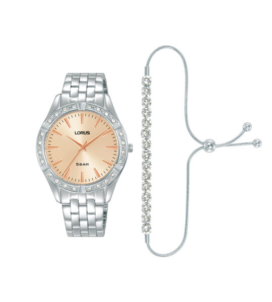 Lorus Silver με Δώρο Κόσμημα RG291XX9