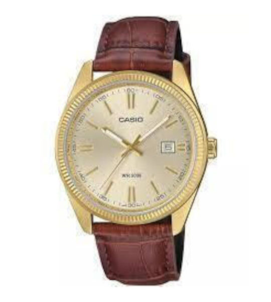 Casio Δερμάτινο Καφέ MTP-1302PGL-9AVEF