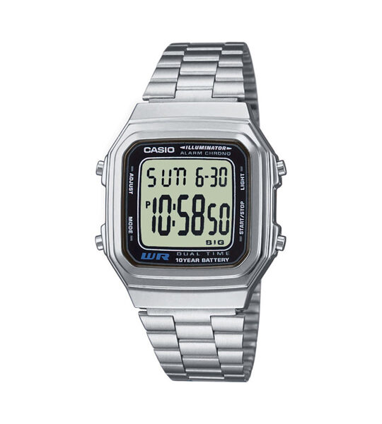 Casio Vintage Illuminator Silver A-178WA-1A