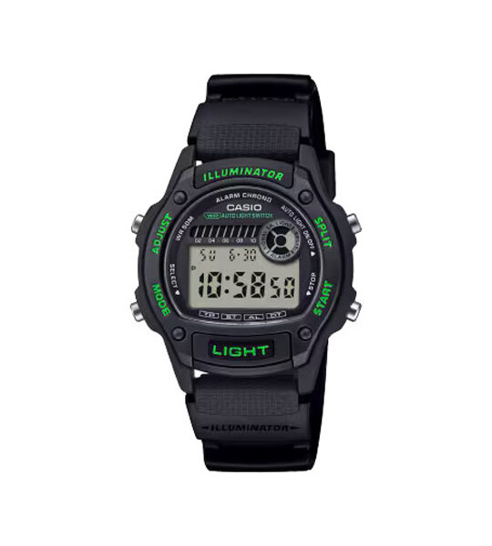 Casio Black Illuminator Digital W-220H-1A3