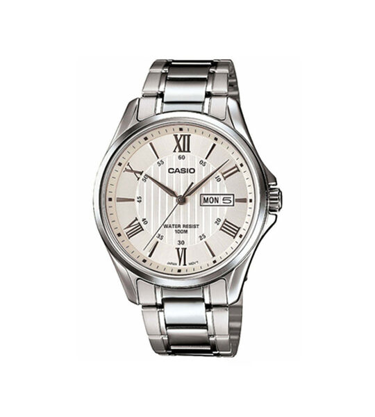 Casio Silver MTP-1384D-7A