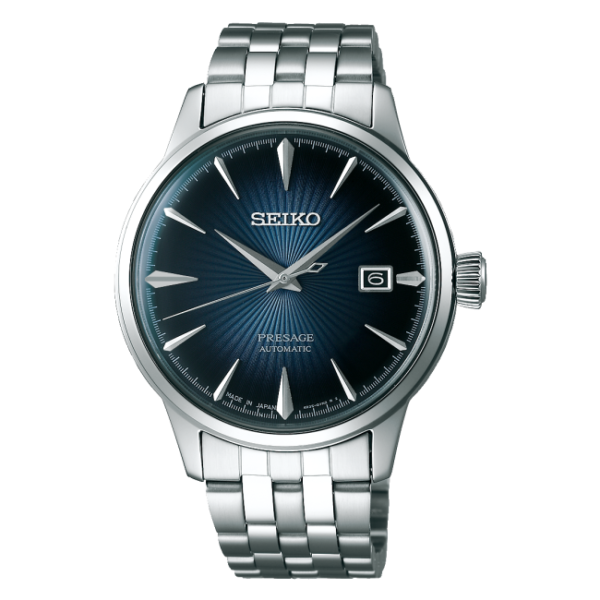Seiko Ανδρικό Presage Cocktail Time: 'Blue Moon' Automatic SRPB41J1