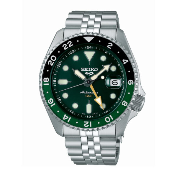Seiko 5 Sports  SKX GMT Bi-Colour Green Automatic Ανδρικό SSK035K1