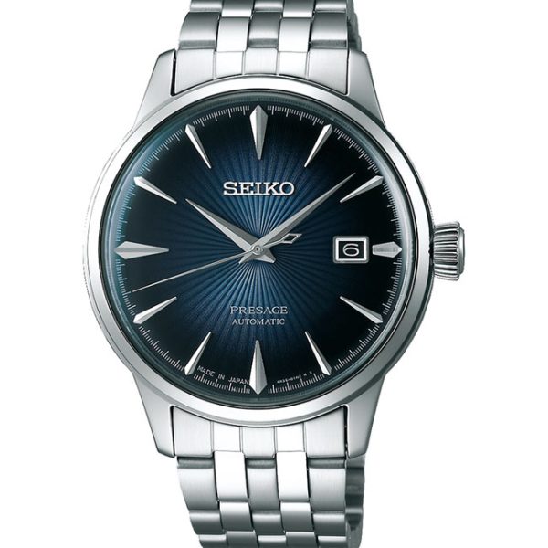 Seiko Ανδρικό Presage Cocktail Time: 'Blue Moon' Automatic SRPB41J1