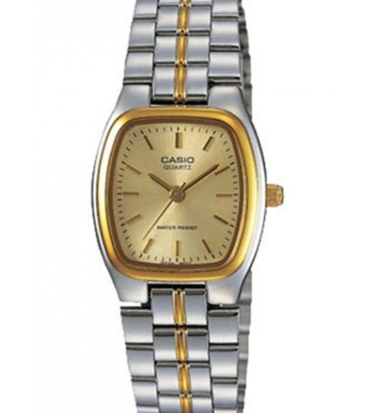 Casio Γυναικείο Ρολόι με Δίχρωμο Μεταλλικό Μπρασελέ LTP-1169G-9A
