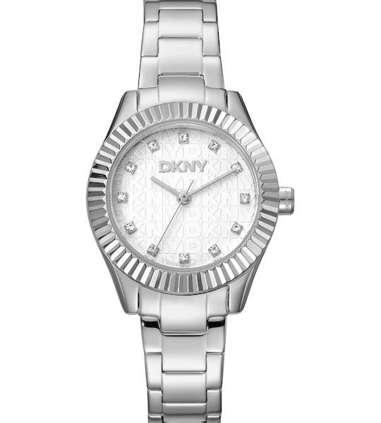 DKNY Ρολόι Chambers Glitz Με Μεταλλικό Μπρασελέ DK1L017M0035