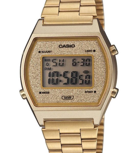 Casio Vintage  Γυναικείο Ρολόι Με Μεταλλικό Μπρασελέ B640WGG-9DF