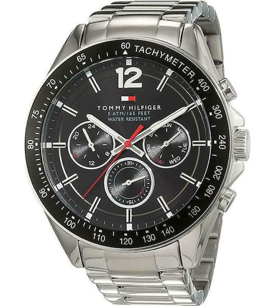 Tommy Hilfiger Αντρίκο Ρολόι Χρονογράφος Με Μεταλλικό 1791104