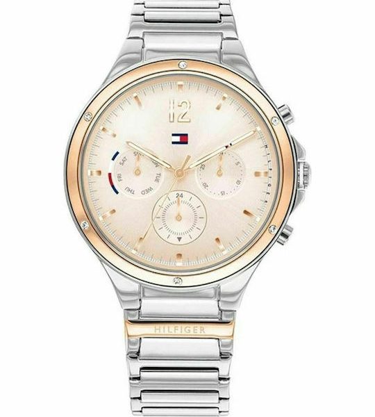 Tommy Hilfiger Γυναικείο Ρολόι  Με Μεταλλικό Μπρασελέ 1782279